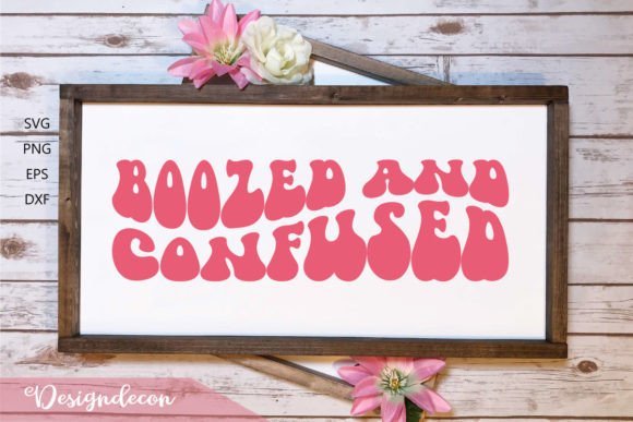 Boozed and Confused Retro Wavy SVG Review