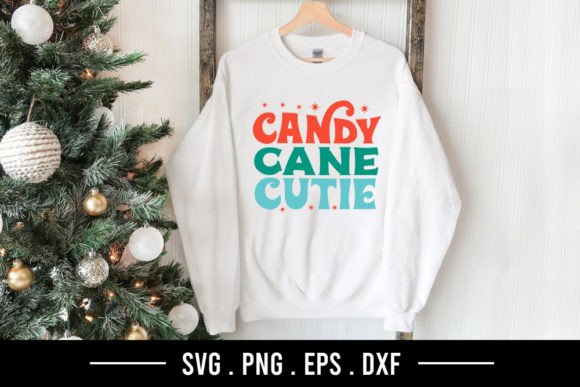 Candy Cane Cutie - Retro Christmas SVG Review