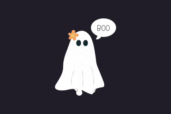 Cute Halloween Boo Ghost Embroidery Review