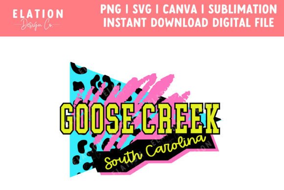 Goose Creek South Carolina Retro 90s Svg Review