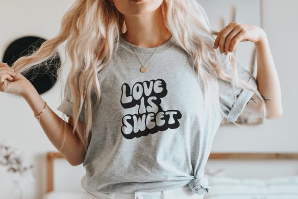 Love is Sweet Retro Valentines Svg Shirt Review