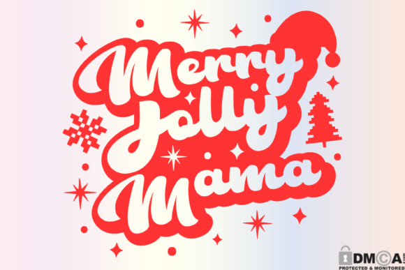 Merry Jolly Mama SVG Mom Christmas PNG Review