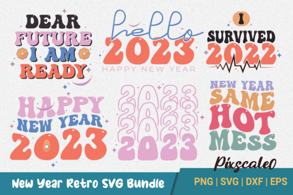 New Year SVG Retro Sublimation Bundle Review