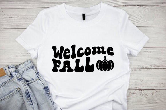 Retro Autumn Svg Design, Welcome Fall