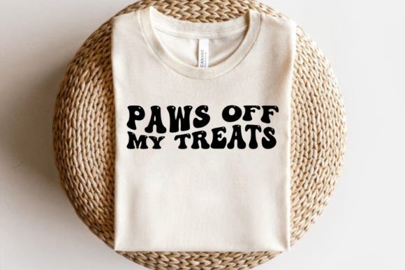 Retro Dog SVG Design, Paws off My T