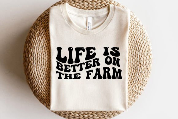 Retro Farmhouse SVG Design, Life is B