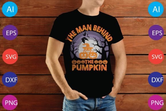 The Man Behind the Pumpkin Retro T-shirt Review